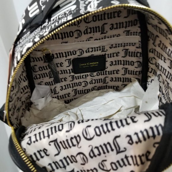 Juicy Couture Backpac Black White Brand New with Tags